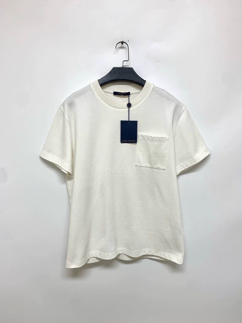 Louis Vuitton Louis Vuitton White Short Sleeve T-shirt - dmc Size US L / EU 52-54 / 3 - 1 Thumbnail