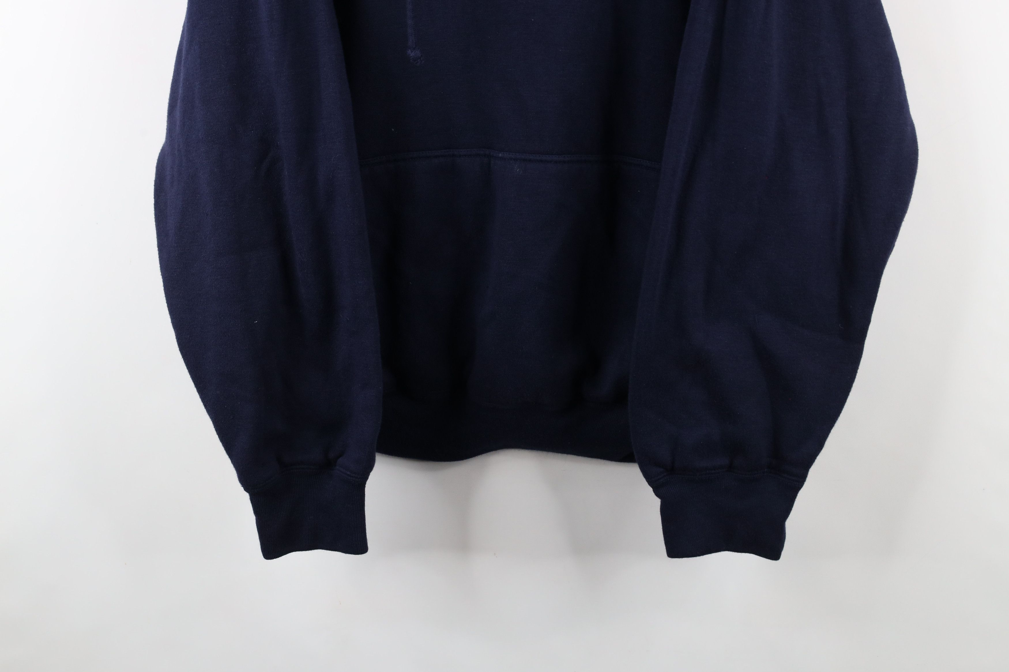 Vintage Vintage 90s Streetwear Wall Thermal Lined Henley Hoodie Blue Size US L / EU 52-54 / 3 - 3 Thumbnail