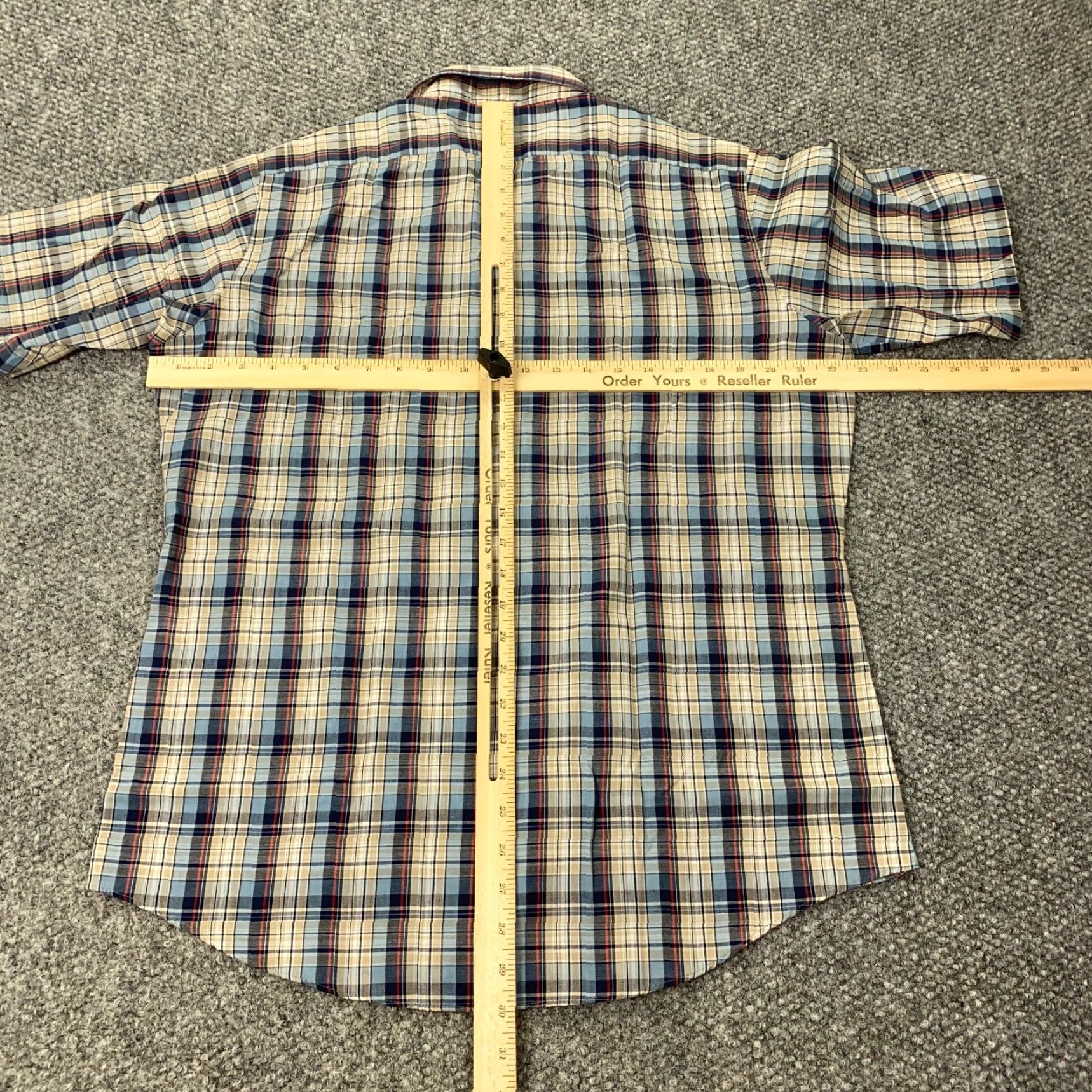Lee VINTAGE Lee Shirt Mens Large Plaid Pockets Stretch Short Sleeve Size US L / EU 52-54 / 3 - 5 Thumbnail