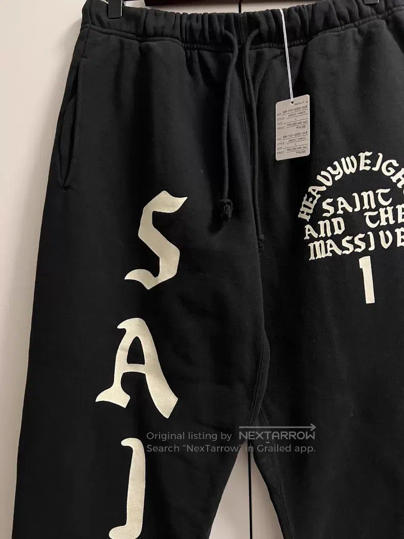 Saint Michael Saint Michael Flocked sweatpants Size US 32 / EU 48 - 6 Thumbnail