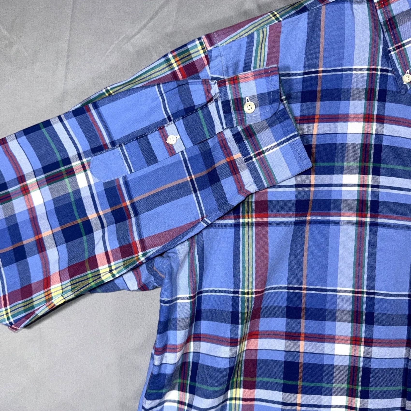 Ralph Lauren Polo Ralph Lauren Shirt Mens XL Blue Plaid Button Front Long Sleeve Classic Fit Size US XL / EU 56 / 4 - 6 Thumbnail