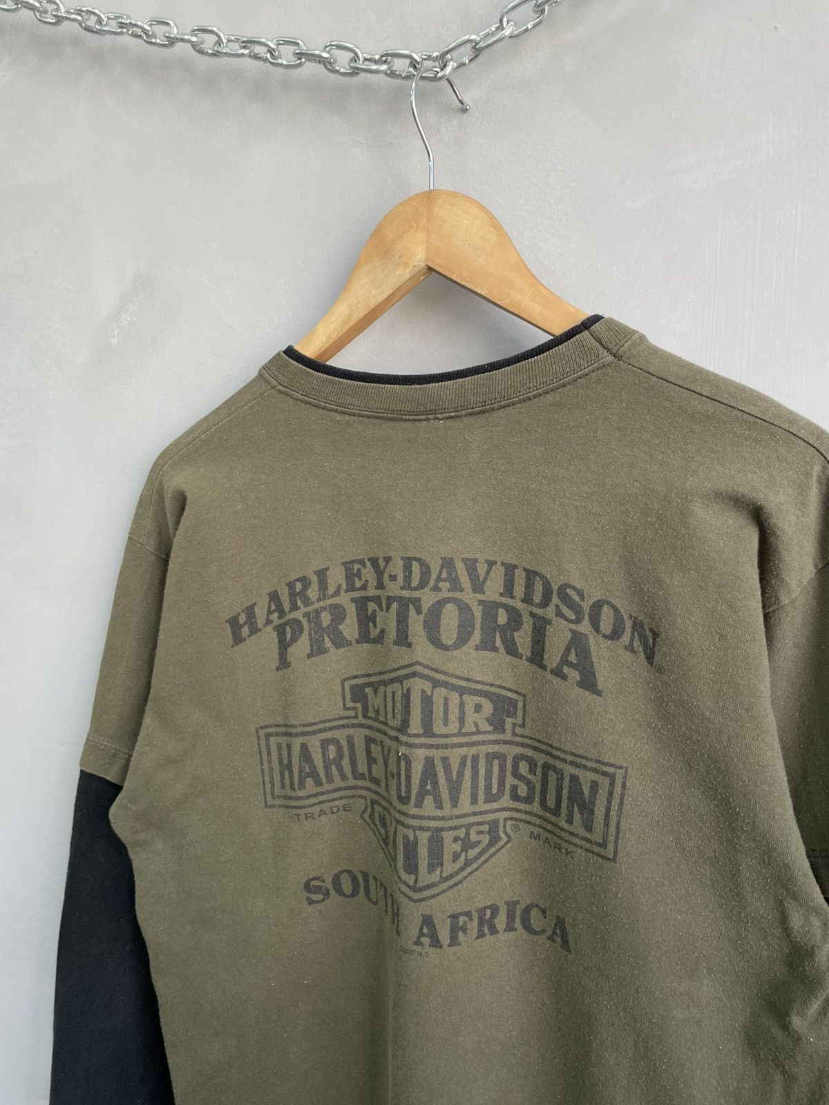 Harley Davidson Rare harley davidson skull longsleeve 90s 3d emblem Size US M / EU 48-50 / 2 - 8 Thumbnail