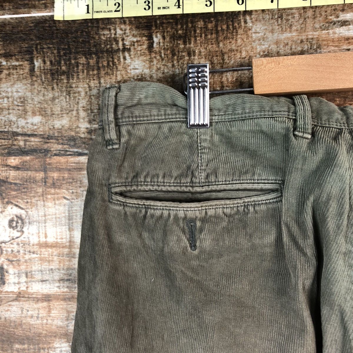 Japanese Brand × Vintage Shark Park Green faded vintage Casual Pants #A2447 Size US 31 - 16 Thumbnail