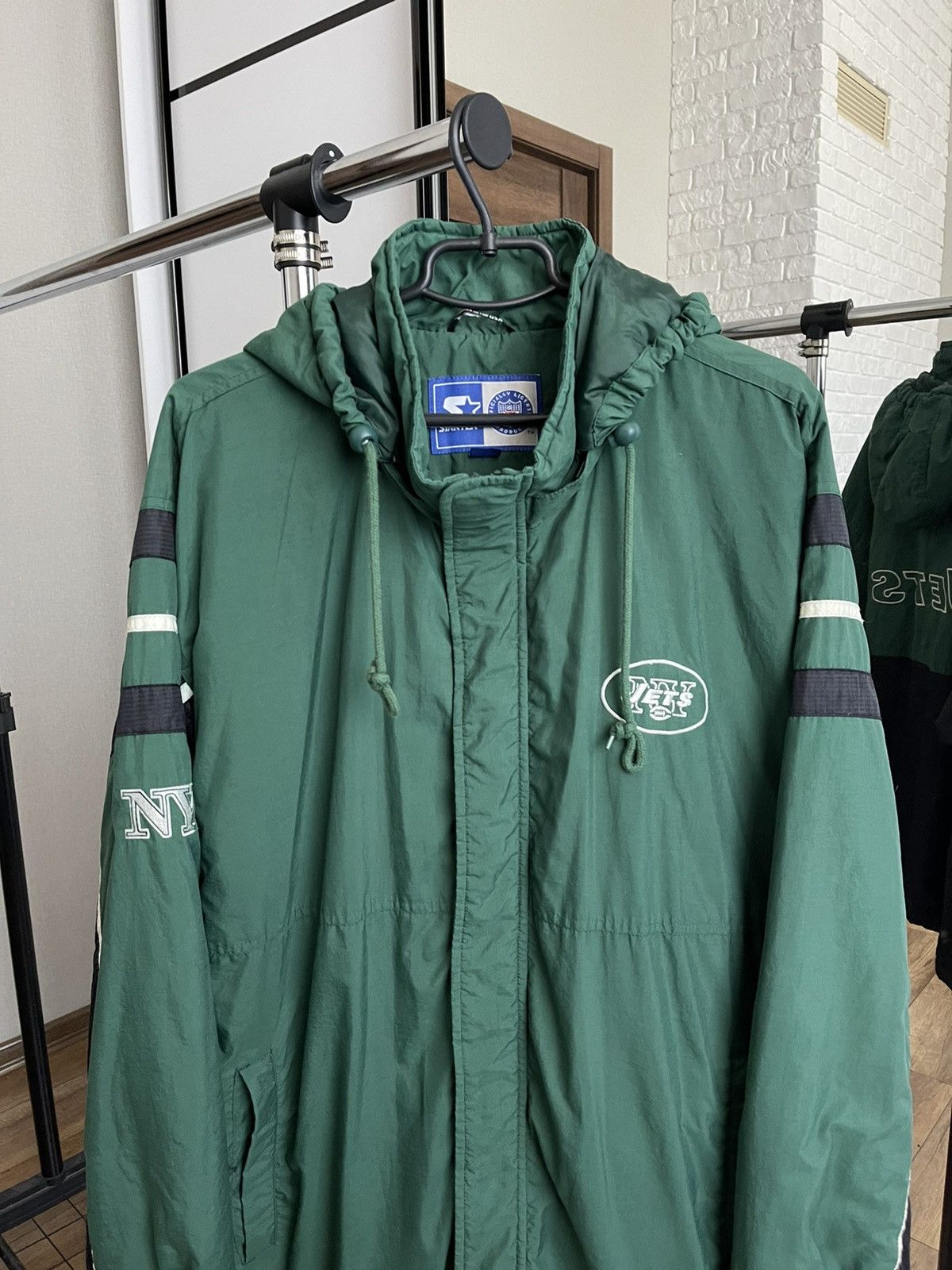 NFL New York NY Jets Starter Vintage Jacket 90s NFL Size US L / EU 52-54 / 3 - 8 Thumbnail