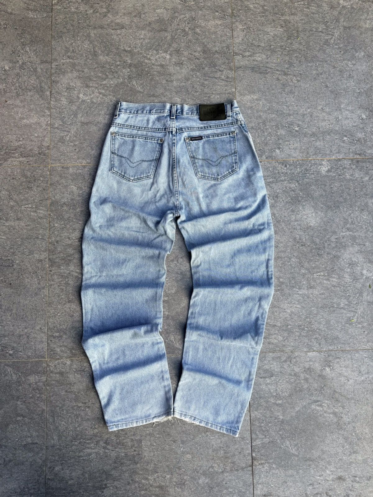 Harley Davidson Harley-Davidson Jeans Mens Leg Denim Biker Motorcycle Size US 32 / EU 48 - 1 Thumbnail