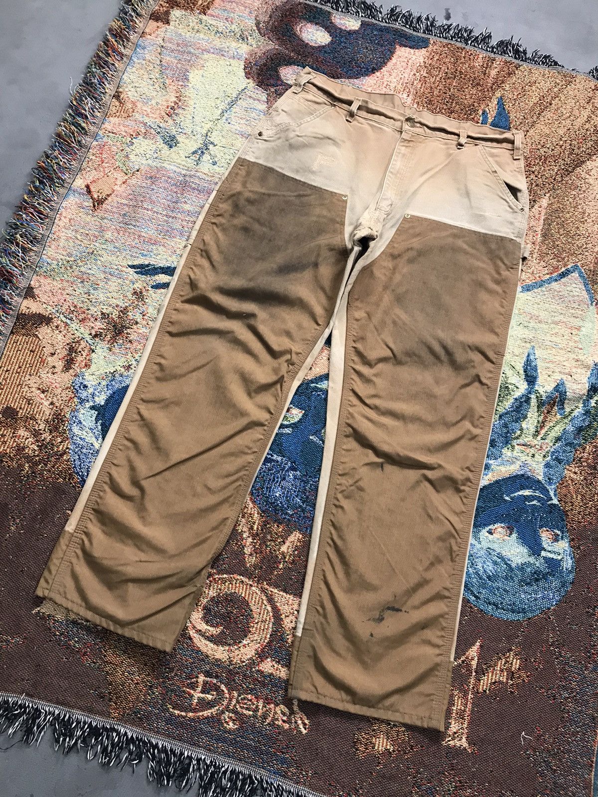 Carhartt Vintage Carhartt B292 BRN double knee workwear denim Size US 38 / EU 54 - 3 Thumbnail