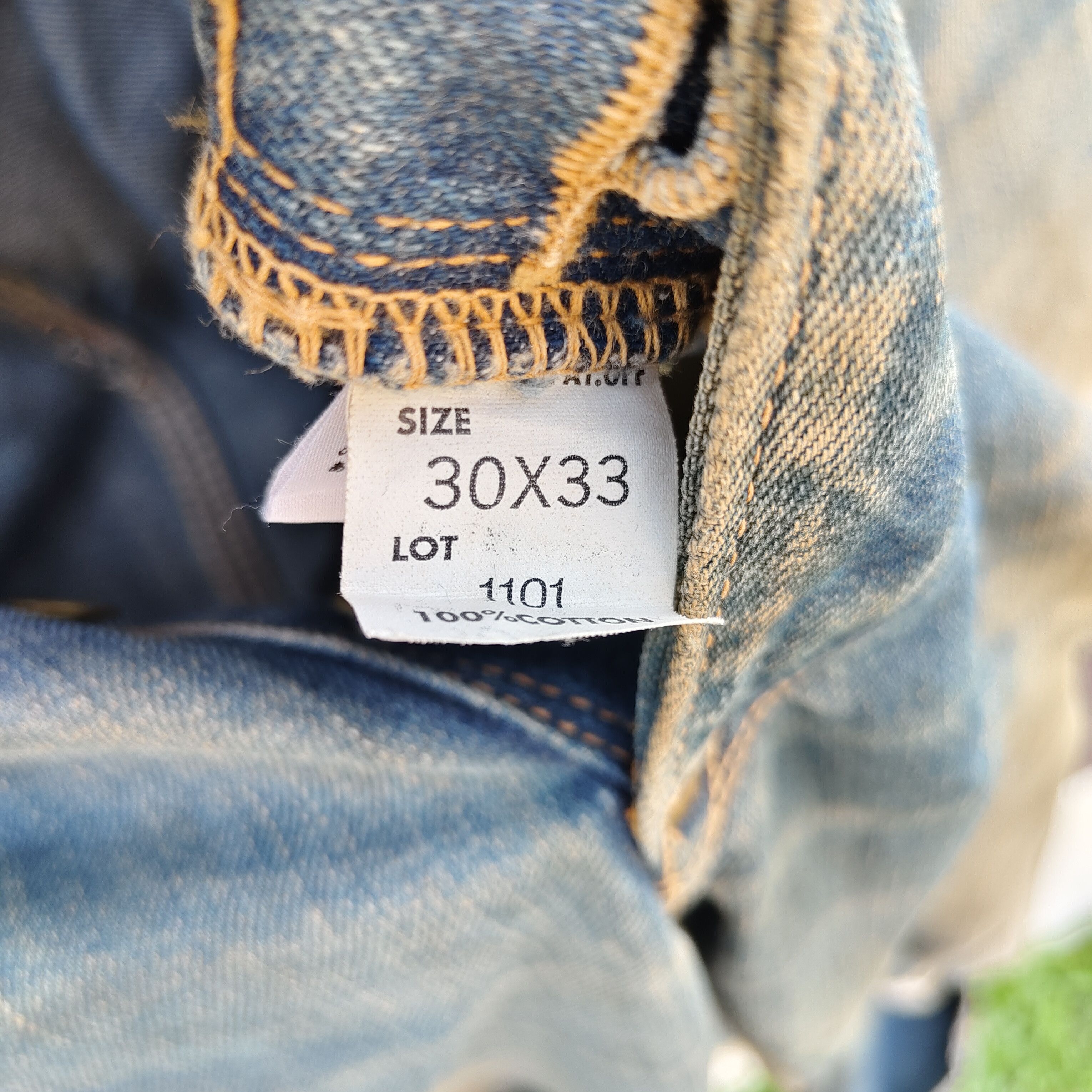 Lee Vintage 90s Lee Cowboy Selvedge Destroyed Jean Size US 30 / EU 46 - 12 Thumbnail