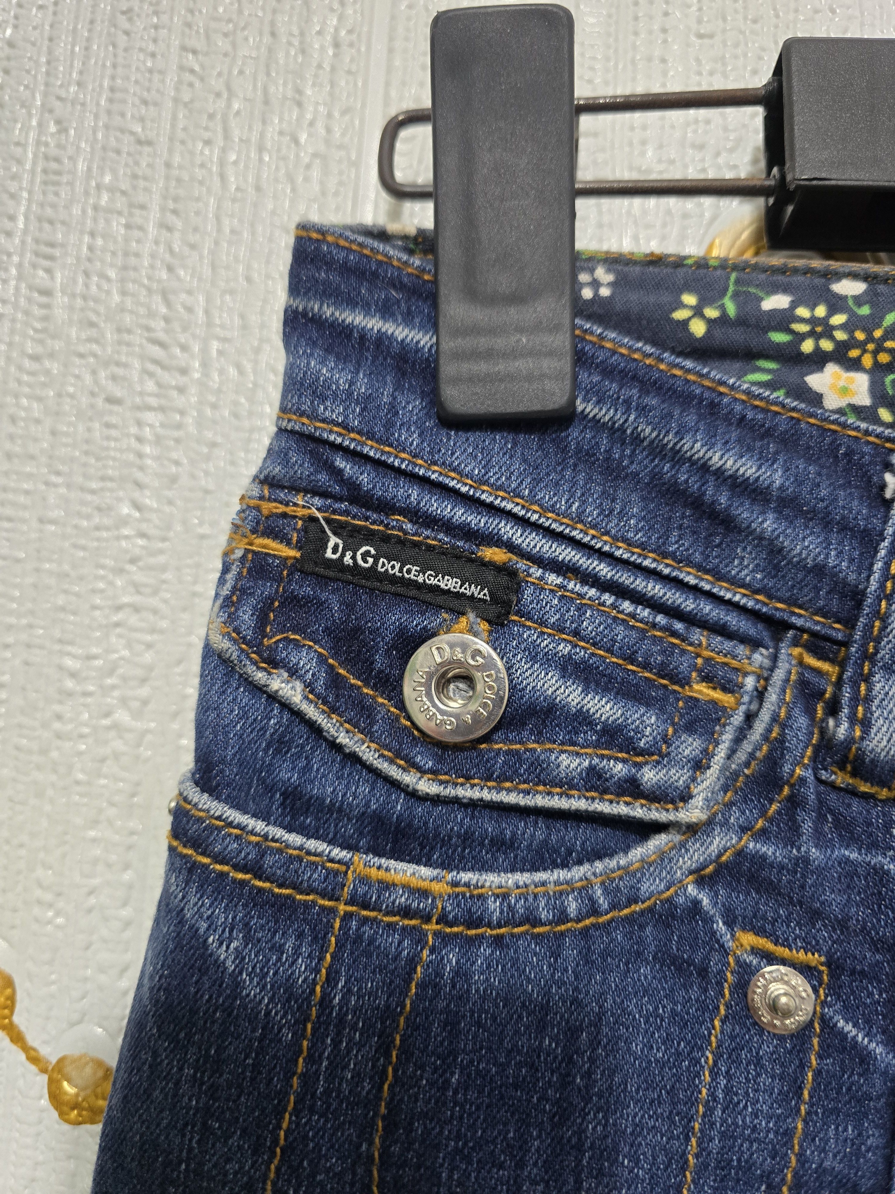 Dolce & Gabbana × Vintage DOLCE & GABBANA jeans women VINTAGE Size 26" / US 2 / IT 38 - 5 Thumbnail