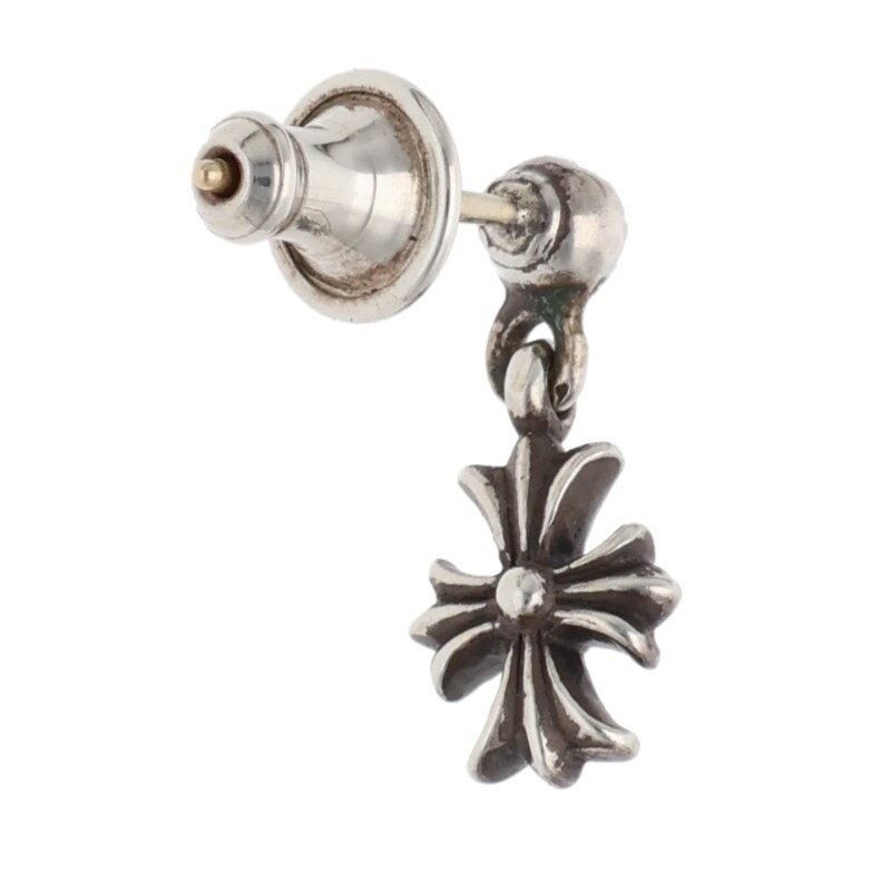 Chrome Hearts Chrome Hearts Tiny Plus Drop Silver Earring Size ONE SIZE - 2 Thumbnail