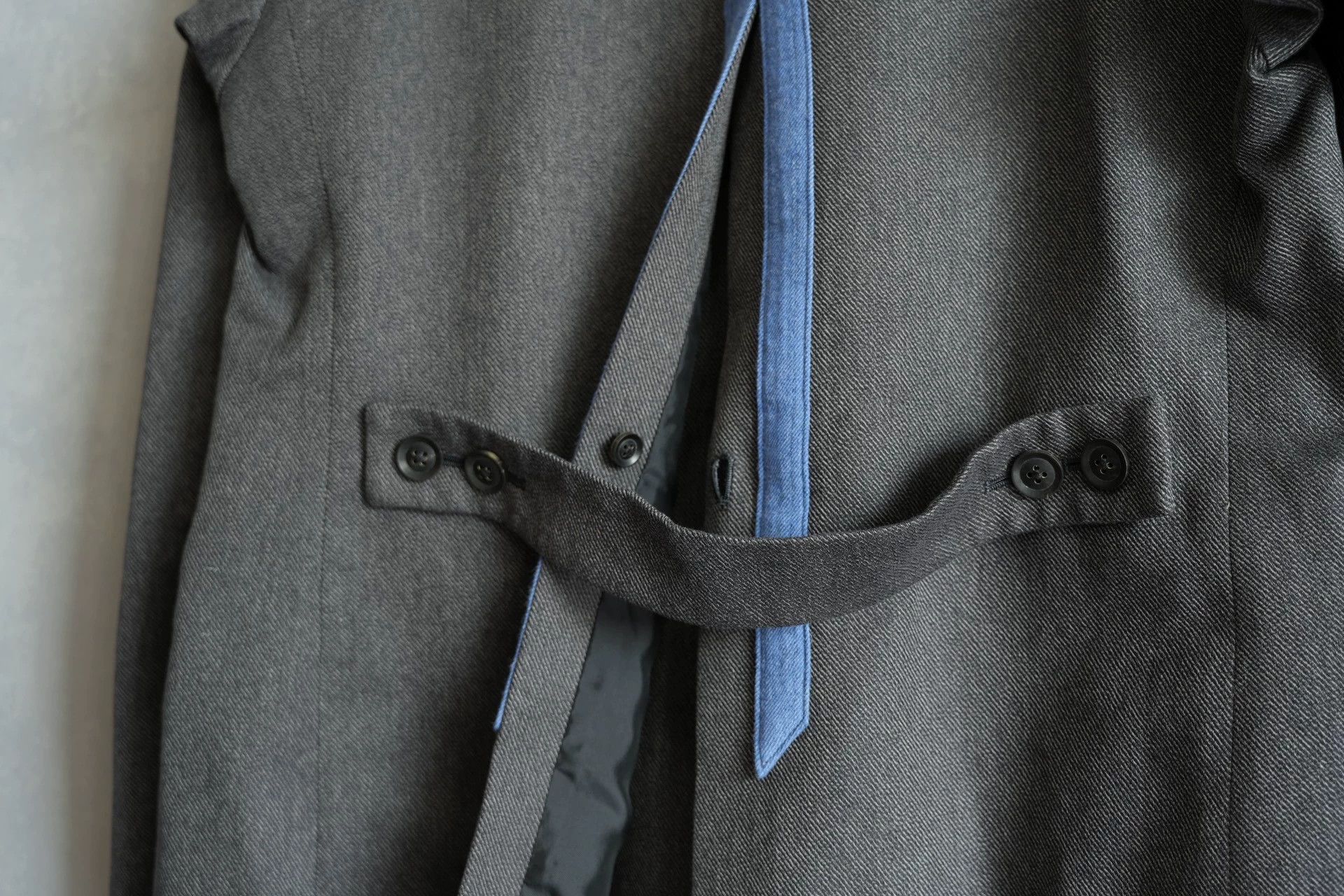 Yohji Yamamoto Yohji Yamamoto 17AW Asymmetric Collar Slit Show Jacket 2 Size US M / EU 48-50 / 2 - 8 Thumbnail