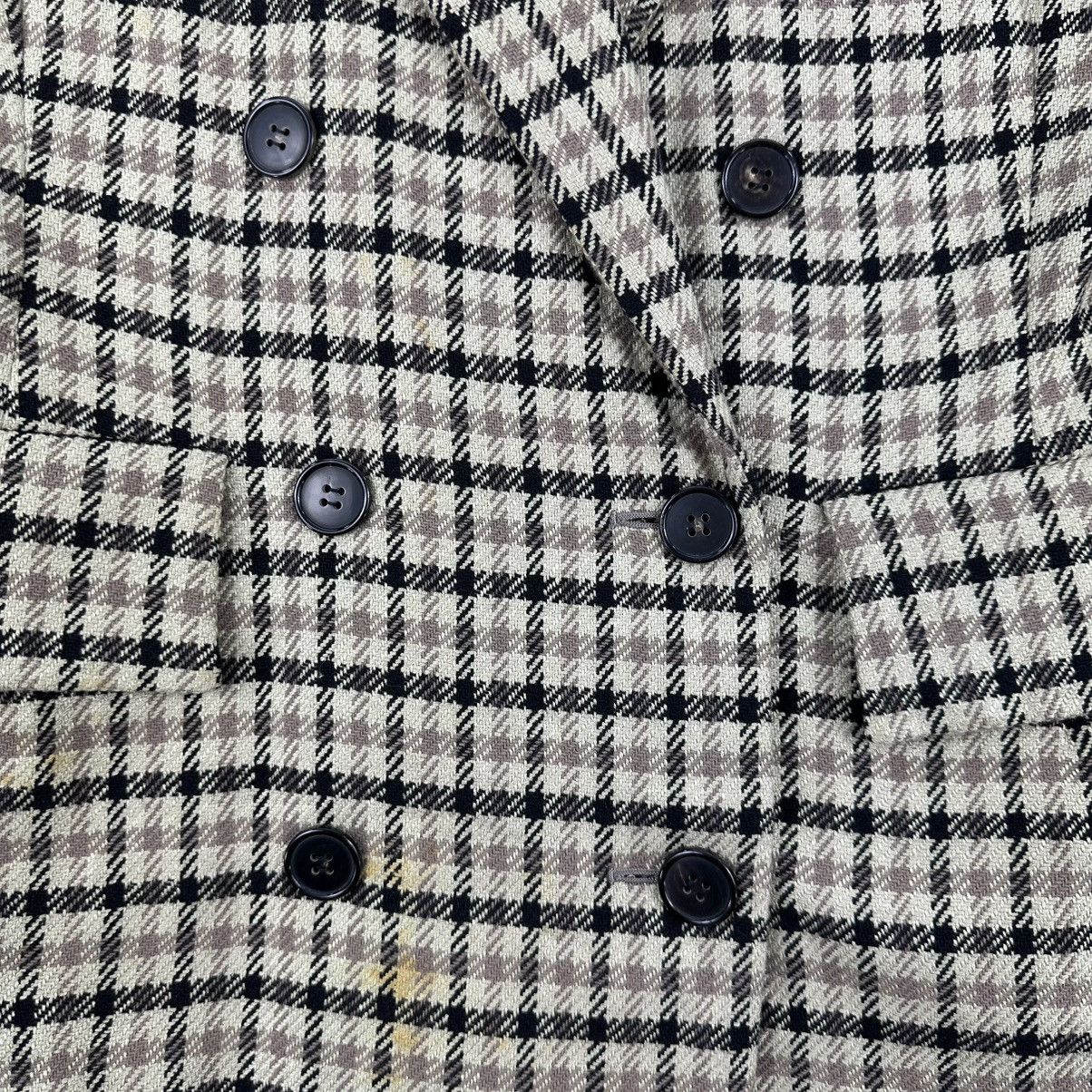 yoshie inaba Vintage 90's Yoshie Inaba Wool Coat Jacket Double Breasted Size M / US 6-8 / IT 42-44 - 10 Thumbnail