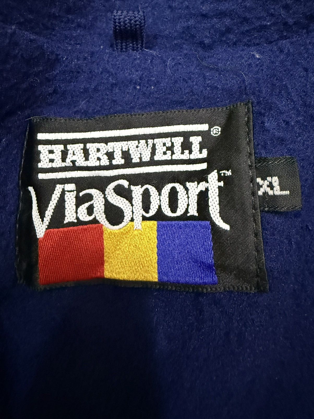 Polartec Vintage 90s Hartwell Viasport polarfleece Bomber Jacket Size US XL / EU 56 / 4 - 8 Thumbnail