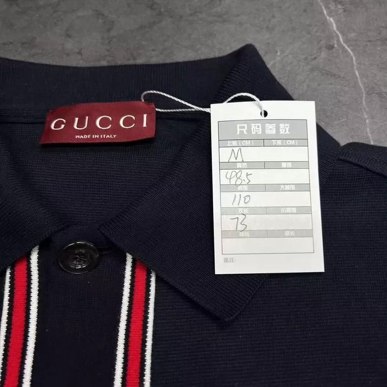 Gucci Gucci Spring Summer Striped Short Sleeve Polo-2505 Size US M / EU 48-50 / 2 - 8 Thumbnail