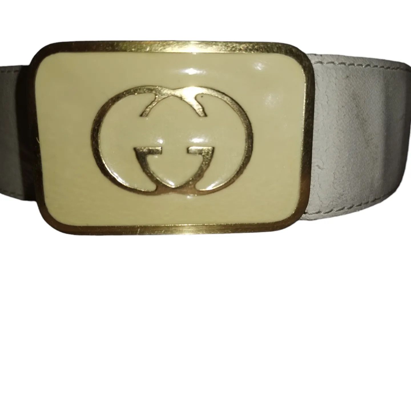 Gucci × Vintage Gucci leather belt vintage rare made in italy Size 34 - 5 Thumbnail
