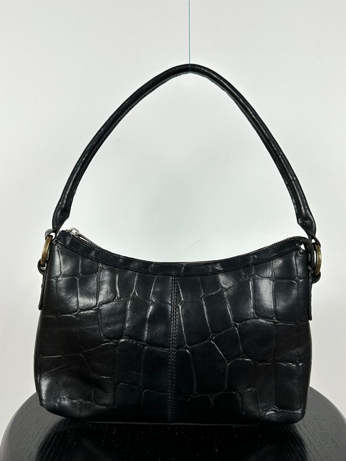 Mulberry Vintage Mulberry Black Leather Handbag Size ONE SIZE - 4 Thumbnail