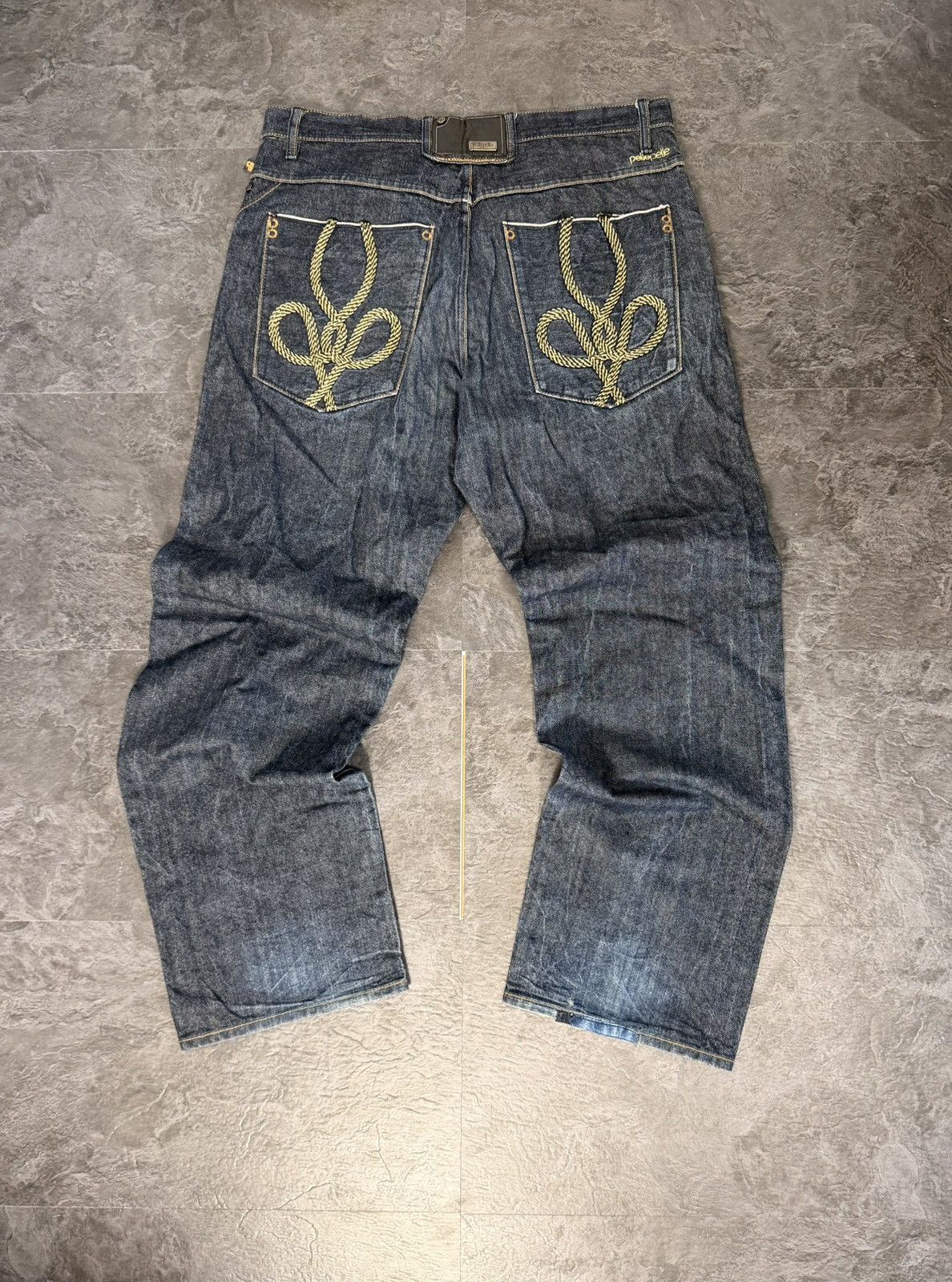 Pelle Pelle Vintage archive rare jeans Pelle Pelle,streetwear y2k japan Size US 38 / EU 54 - 1 Thumbnail