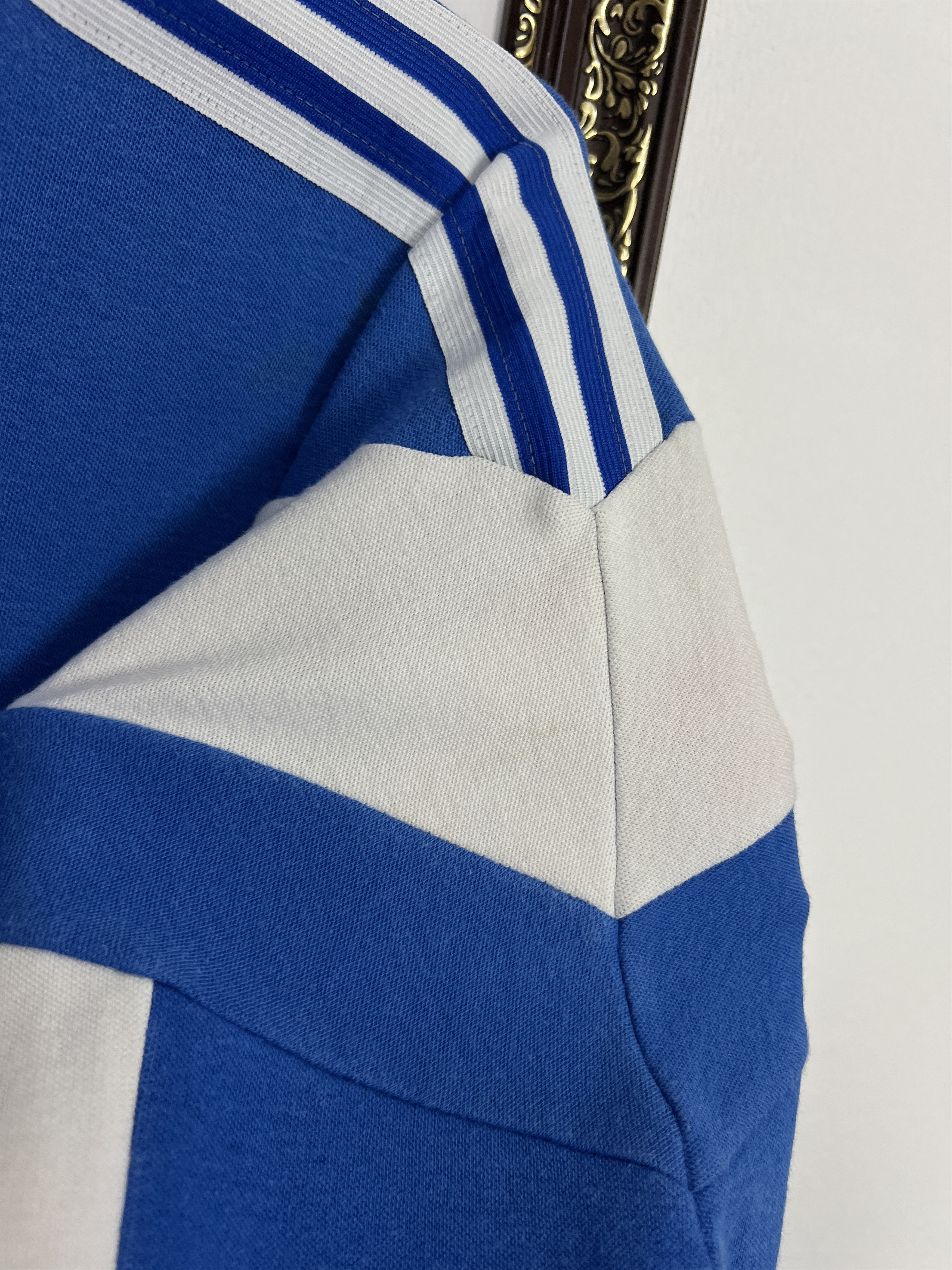 Adidas Vintage 80's Adidas Football Shirt Soccer Jersey Trikot Rare Size US L / EU 52-54 / 3 - 9 Thumbnail