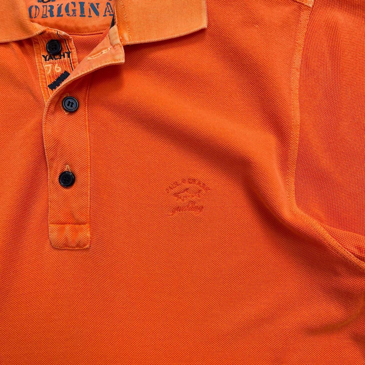 Designer × Paul & Shark Paul & Shark Ocean Team Polo Shirt Garment Dyed Orange M Size US M / EU 48-50 / 2 - 3 Thumbnail