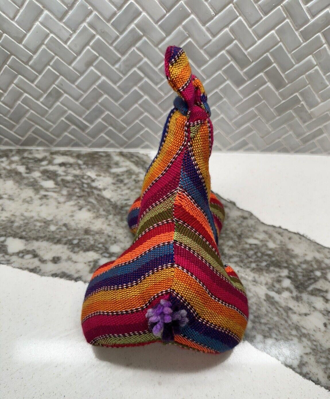 Handmade Handmade Guatemalen / Salvadorian Stuffed Bunny Toy Striped Size ONE SIZE - 5 Thumbnail