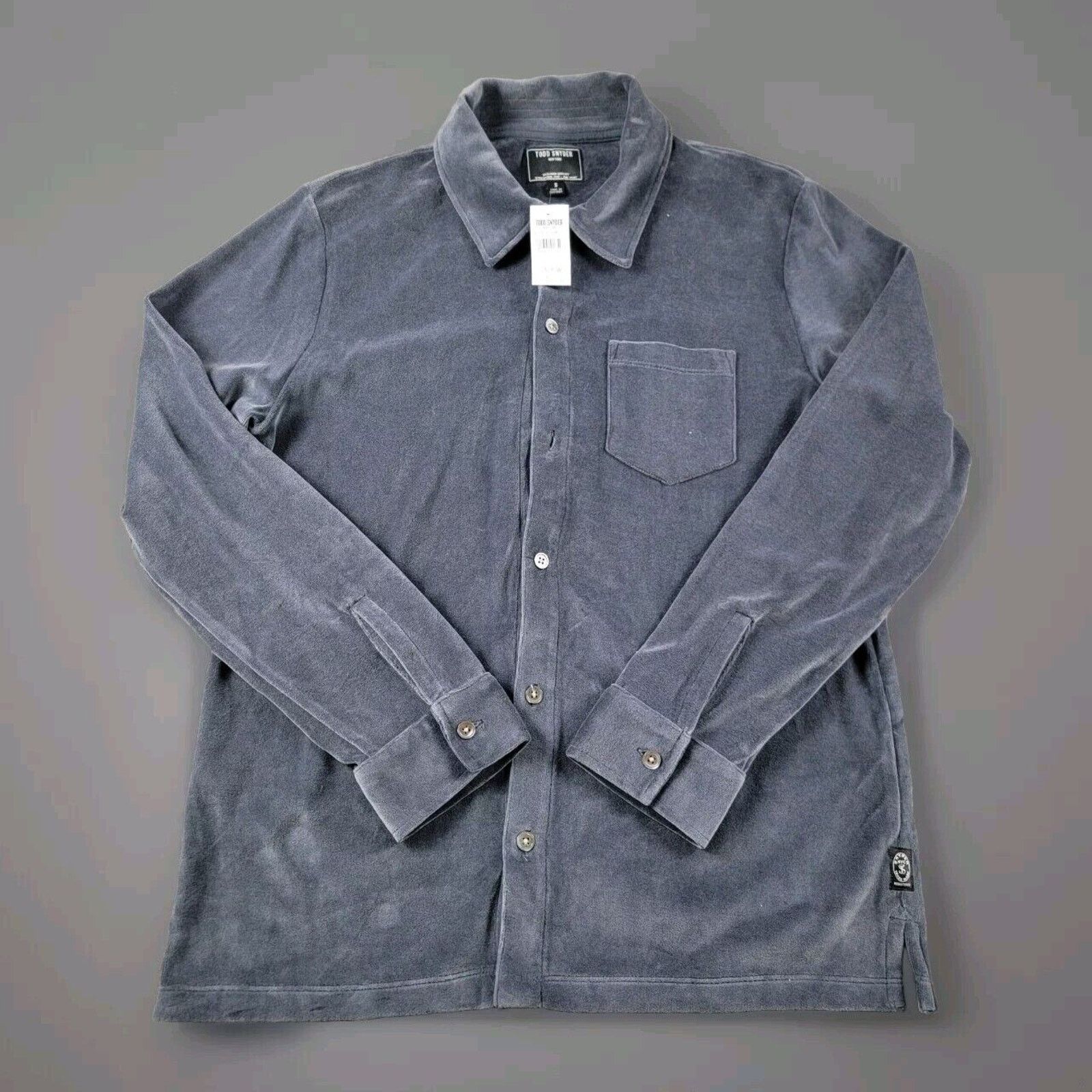 Todd Snyder Todd Snyder Straight Fit Portuguese Velour Shirt *Flaw* Size US S / EU 44-46 / 1 - 1 Thumbnail