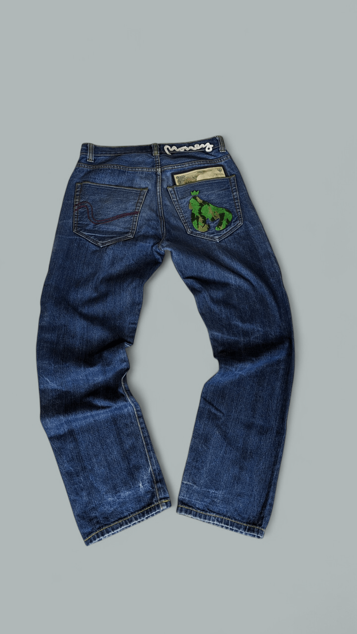Other RARE Money Clothing Selvedge Denim Jeans 500 Rupiah Sz 30 Size US 30 / EU 46 - 3 Thumbnail
