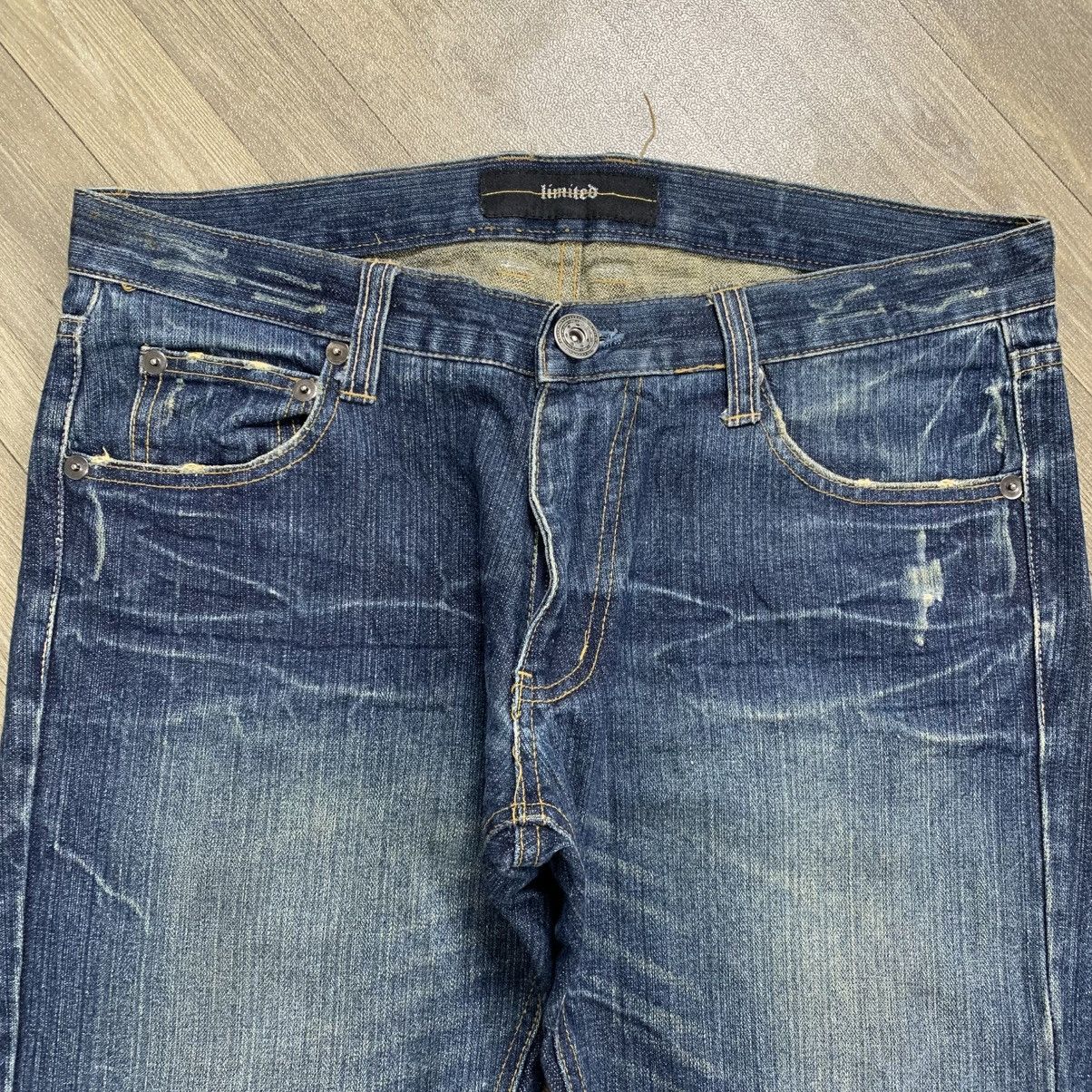 If Six Was Nine × Japanese Brand × Le Grande Bleu (L.G.B.) Crazy Limited Distressed Skull Jeans Size US 35 - 2 Thumbnail
