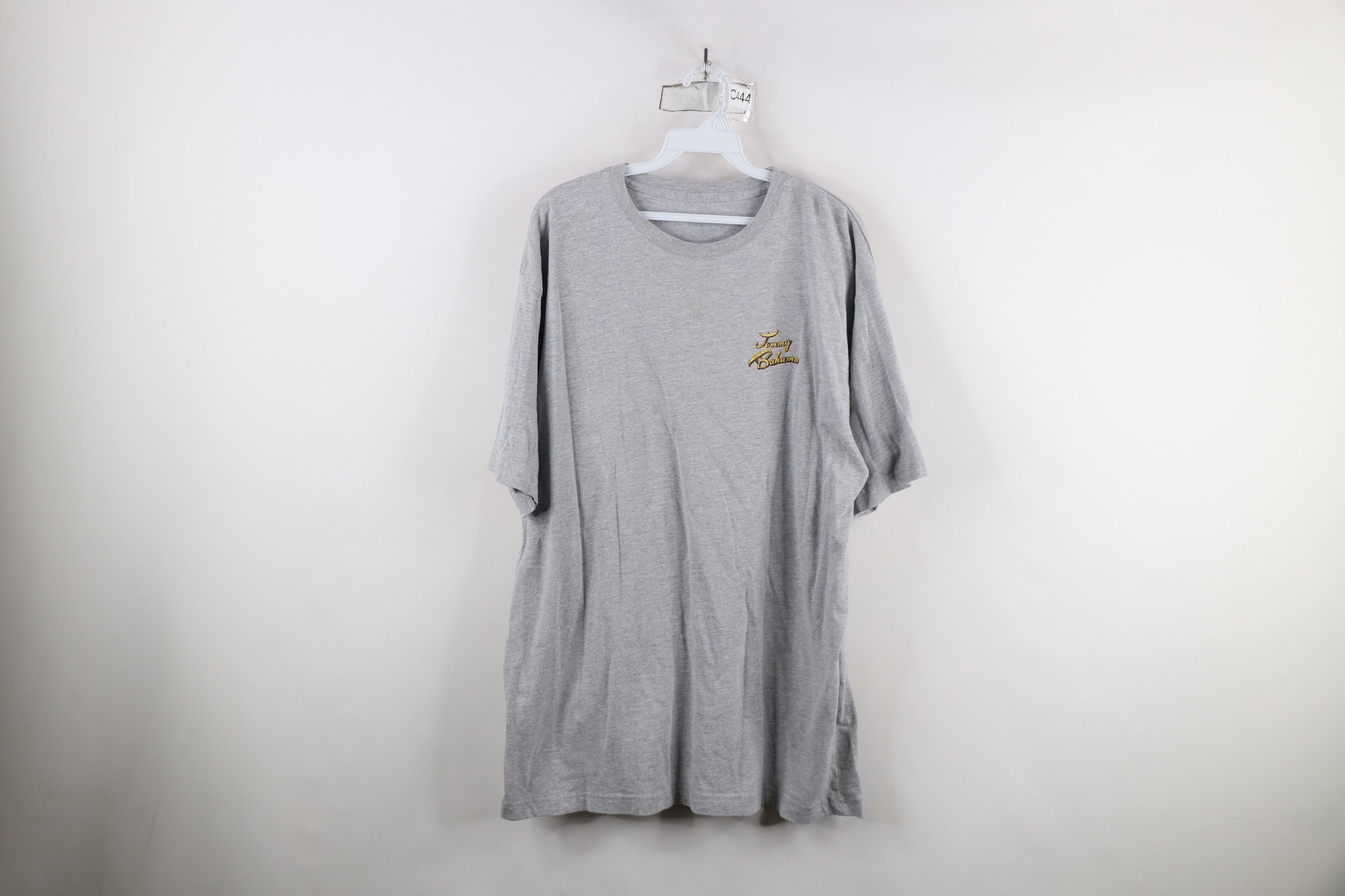 Tommy Bahama × Vintage Vintage Y2K Tommy Bahama Spell Out Marlin Fish T-Shirt Gray Size US L / EU 52-54 / 3 - 1 Thumbnail
