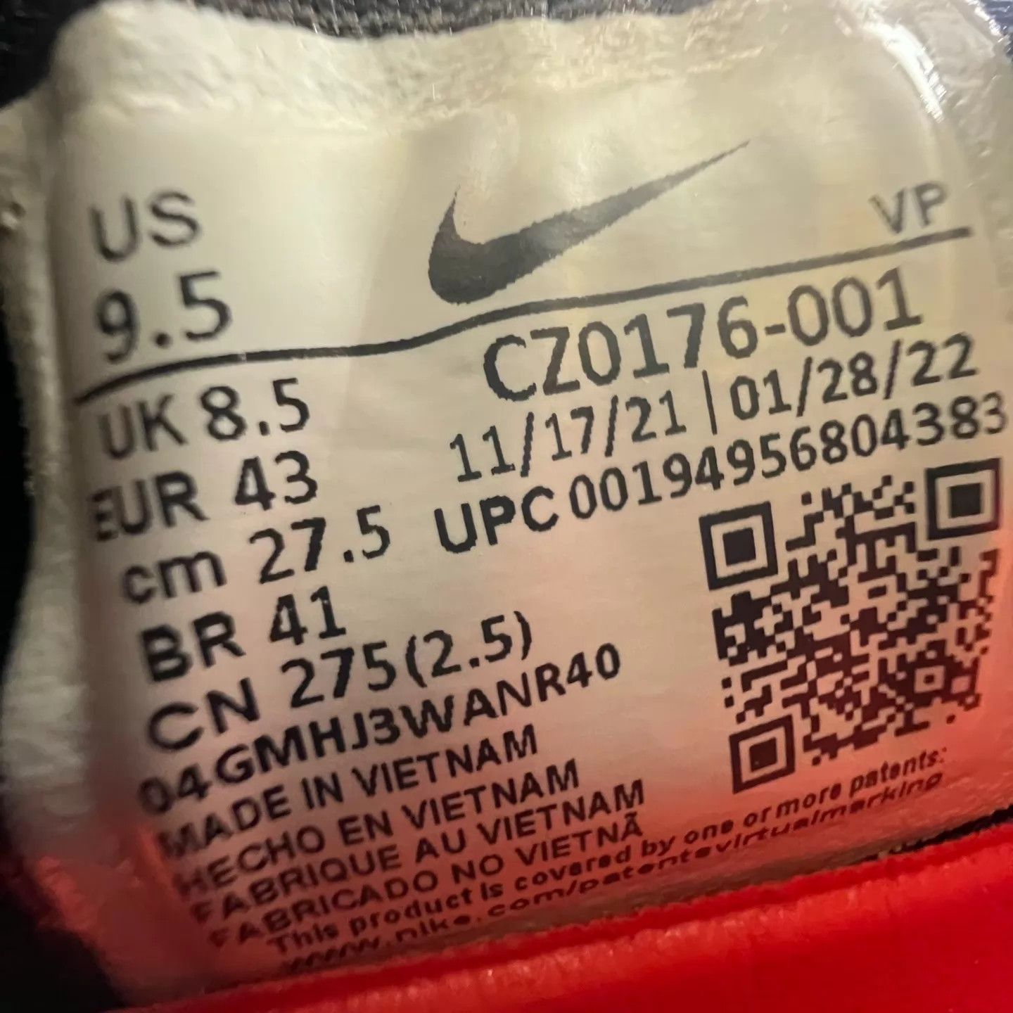 Nike GT Cut Black Red 43 New Boxed Size US 10 / EU 43 - 8 Thumbnail
