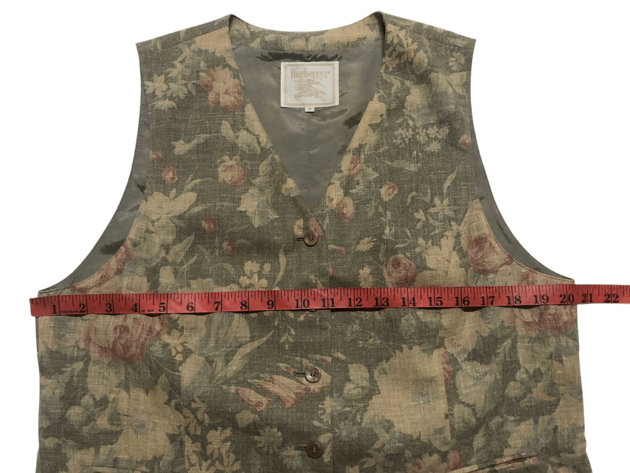 Burberry Vintage Burberrys Vest Florals Rare Design Made in Italy Size US M / EU 48-50 / 2 - 14 Thumbnail