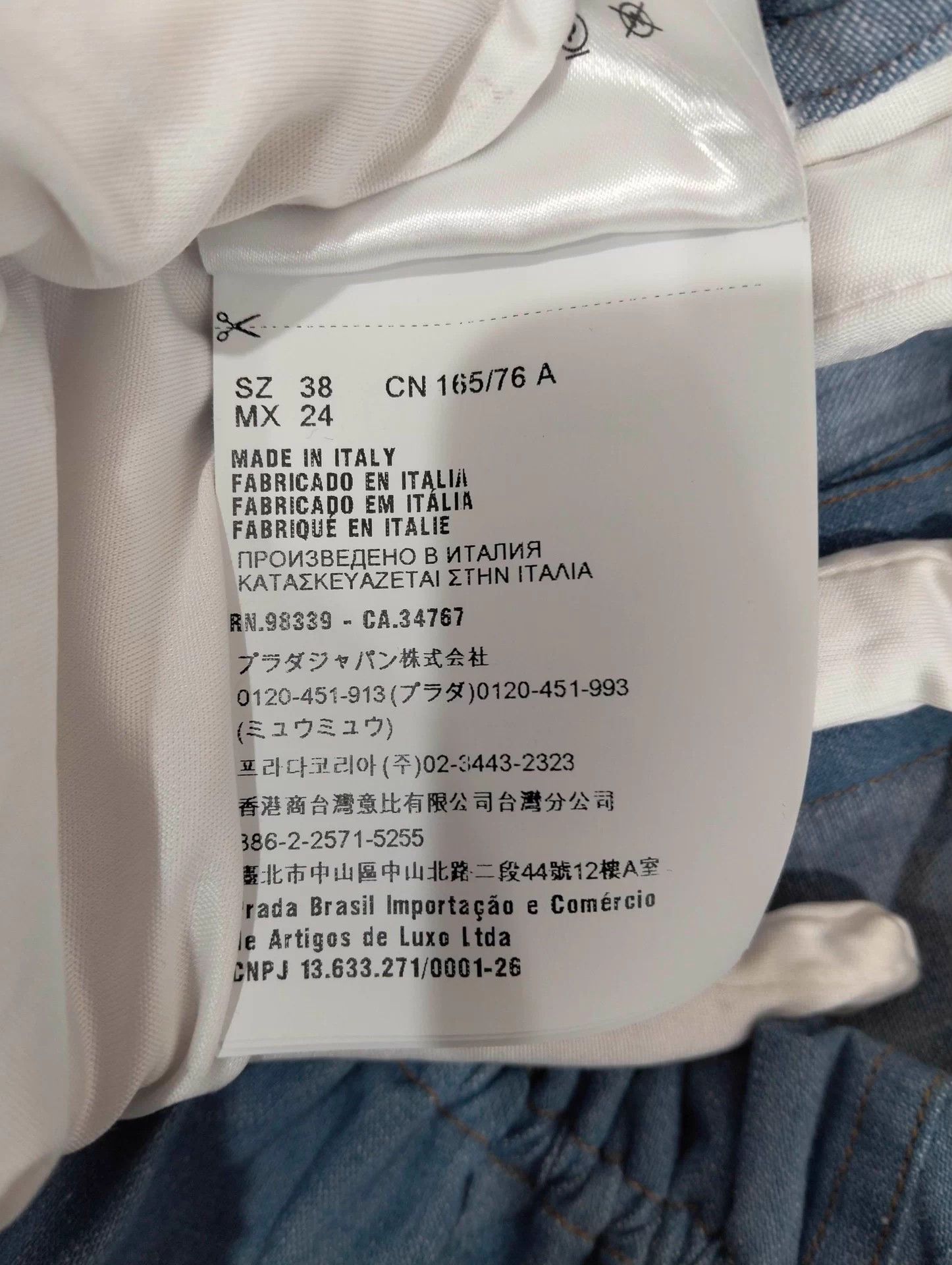 Miu Miu Miu Miu Denim shirt38 Size XS / US 0-2 / IT 36-38 - 5 Thumbnail