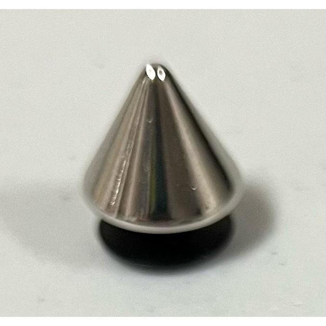 Crocs × Vintage Crocs Silver Spike Punk Goth Jibbitz Shoe Shoes Charm 🔪⛓️ Size ONE SIZE - 2 Thumbnail