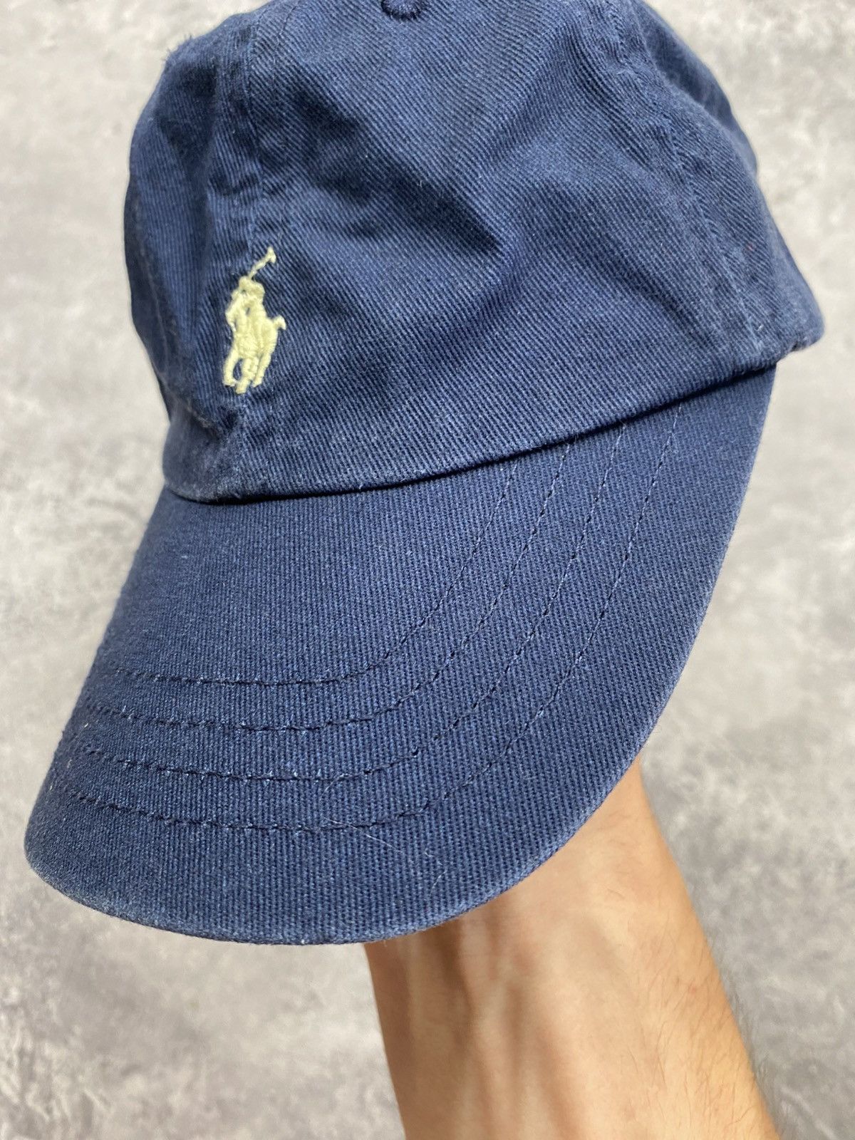 Polo Ralph Lauren Vintage Polo Ralph Lauren Cap Y2K Centre Logo Pony Blue Hat Size ONE SIZE - 7 Thumbnail