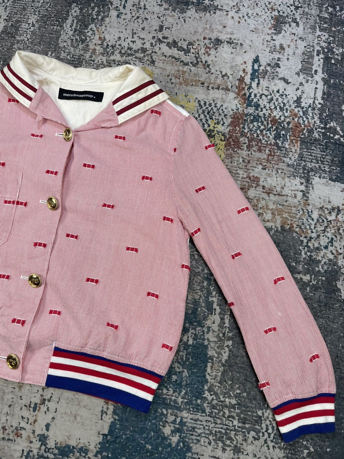 mercibeaucoup Issey Miyake Mercibeaucoup Full Ribbon Sailor Jacket Size XS / US 0-2 / IT 36-38 - 3 Thumbnail
