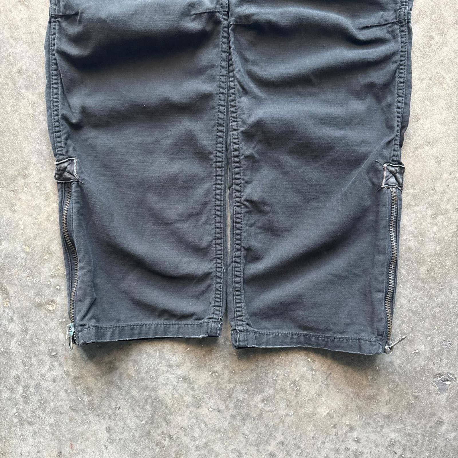 Other Black Vintage Cargo Pants With A Worn Look Cargo Size 29" - 5 Thumbnail