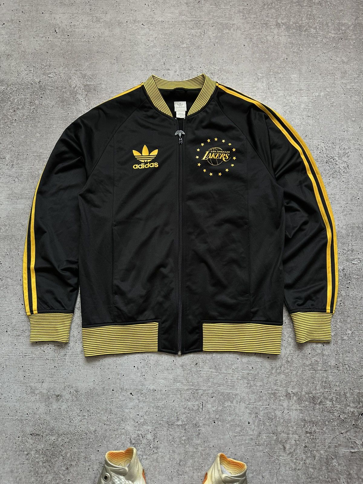 Adidas LA Lakers 15 Time NBA World Champions Track Jacket
