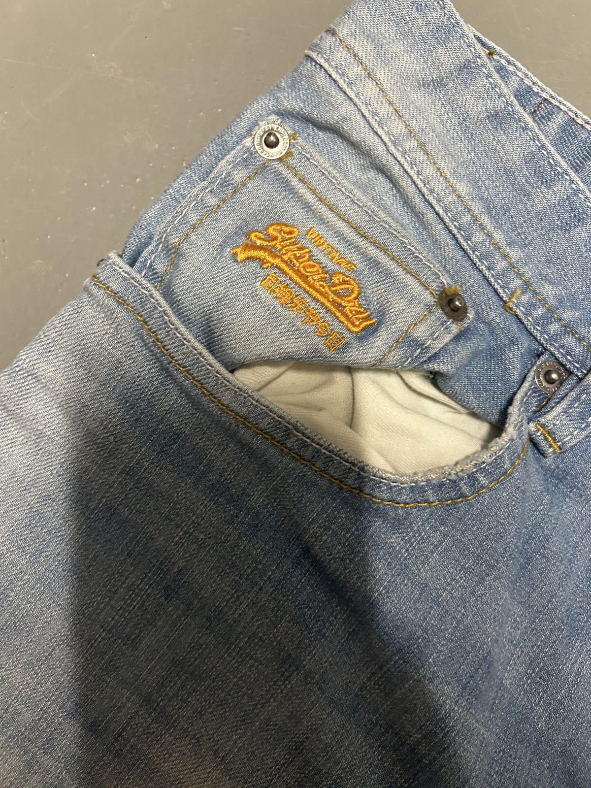 Superdry Superdry Copper Denim Classic Jeans - Light Wash Size US 32 / EU 48 - 5 Thumbnail