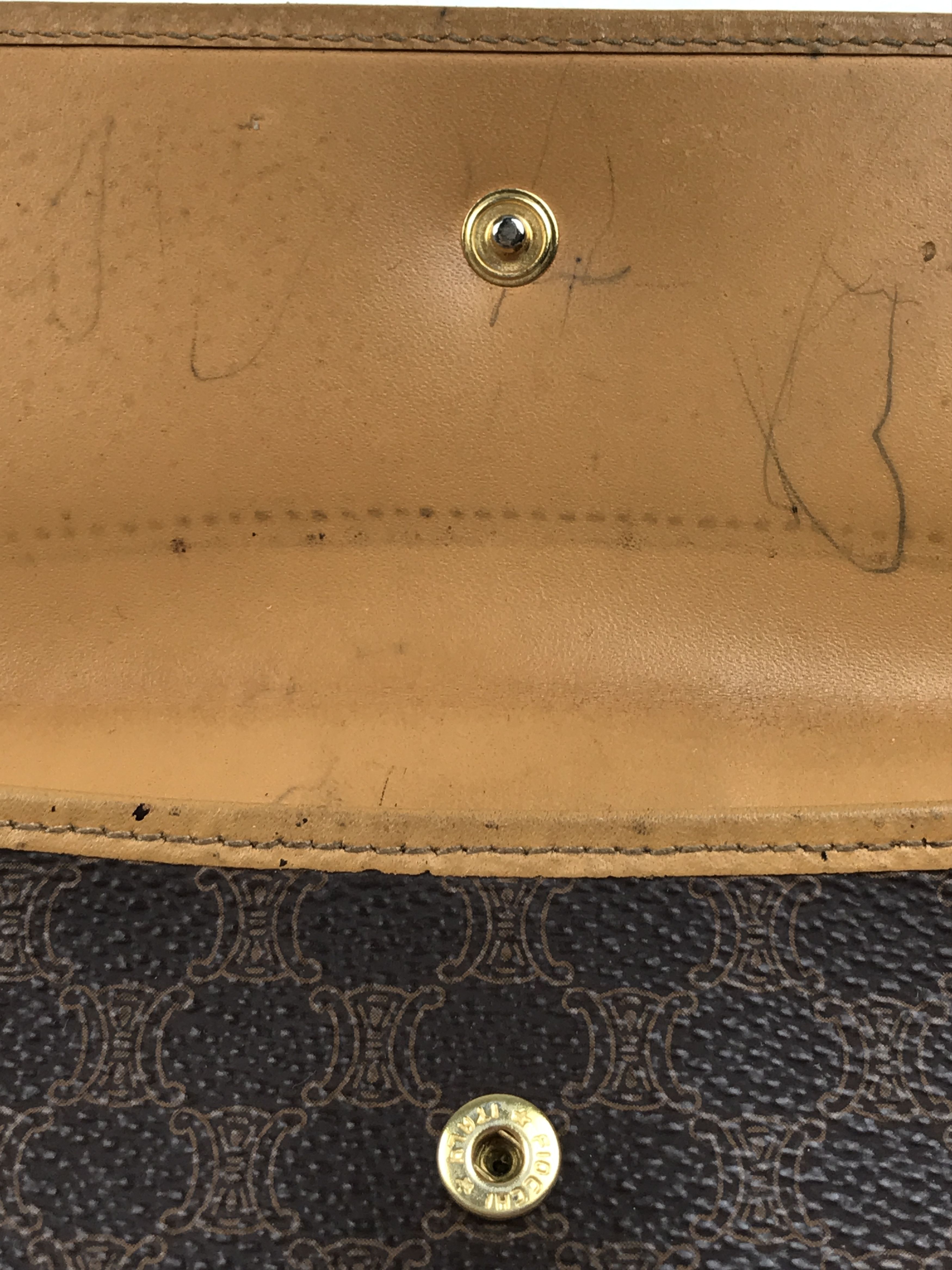 Celine Vintage Celine Macadam Long Wallet Size ONE SIZE - 11 Thumbnail