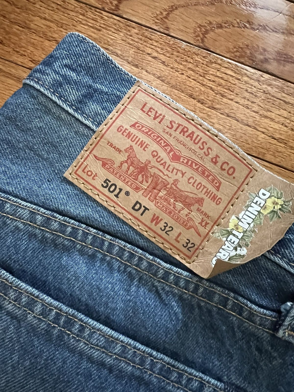 DENIM TEARS Denim Tears “Dark wash” ss21 Size US 32 / EU 48 - 2 Thumbnail