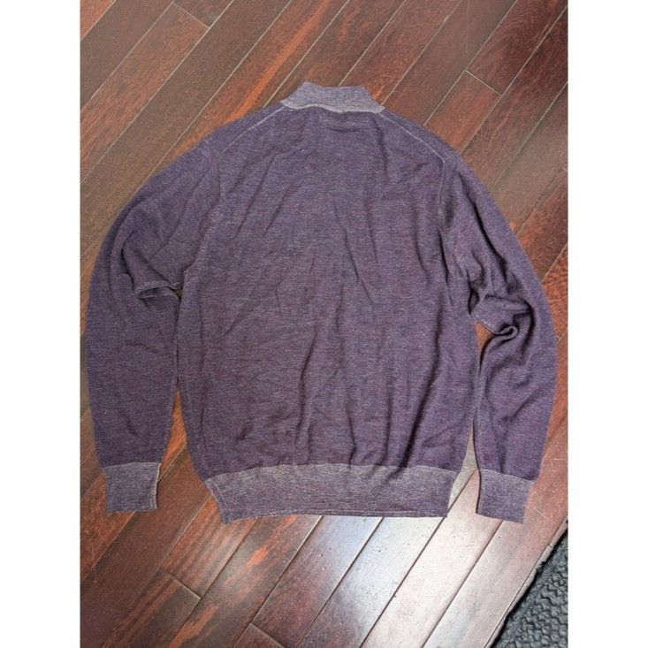 Peter Millar Peter Millar Merino Wool Quarter Zip Sweater - Purple Autumn Size US M / EU 48-50 / 2 - 6 Thumbnail