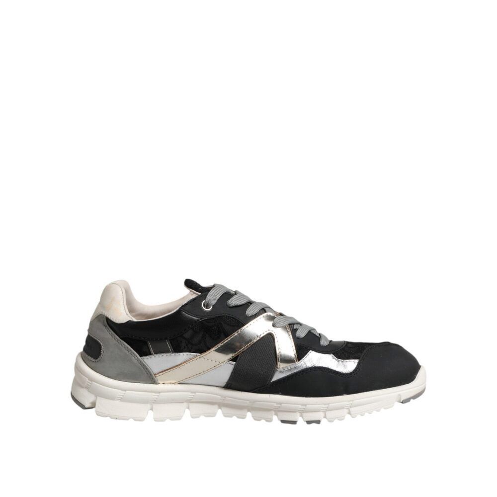 Dolce & Gabbana Dolce & Gabbana Multicolor Leather Suede Low Top Sneaker Sho Size US 7 / EU 40 - 1 Thumbnail