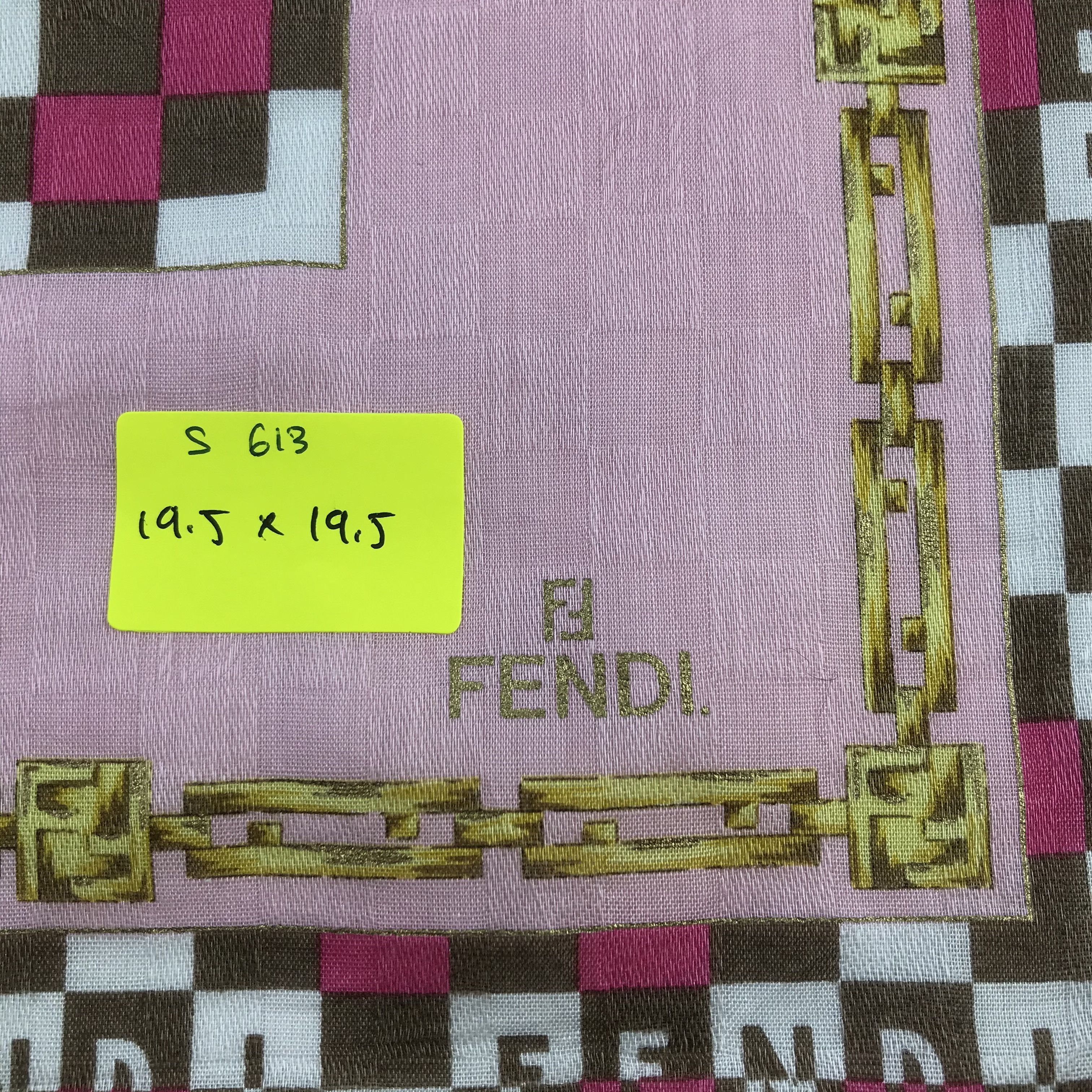 Vintage Vintage Fendi Bandana / Handkerchief / Neckerchief - S613 Size ONE SIZE - 5 Thumbnail