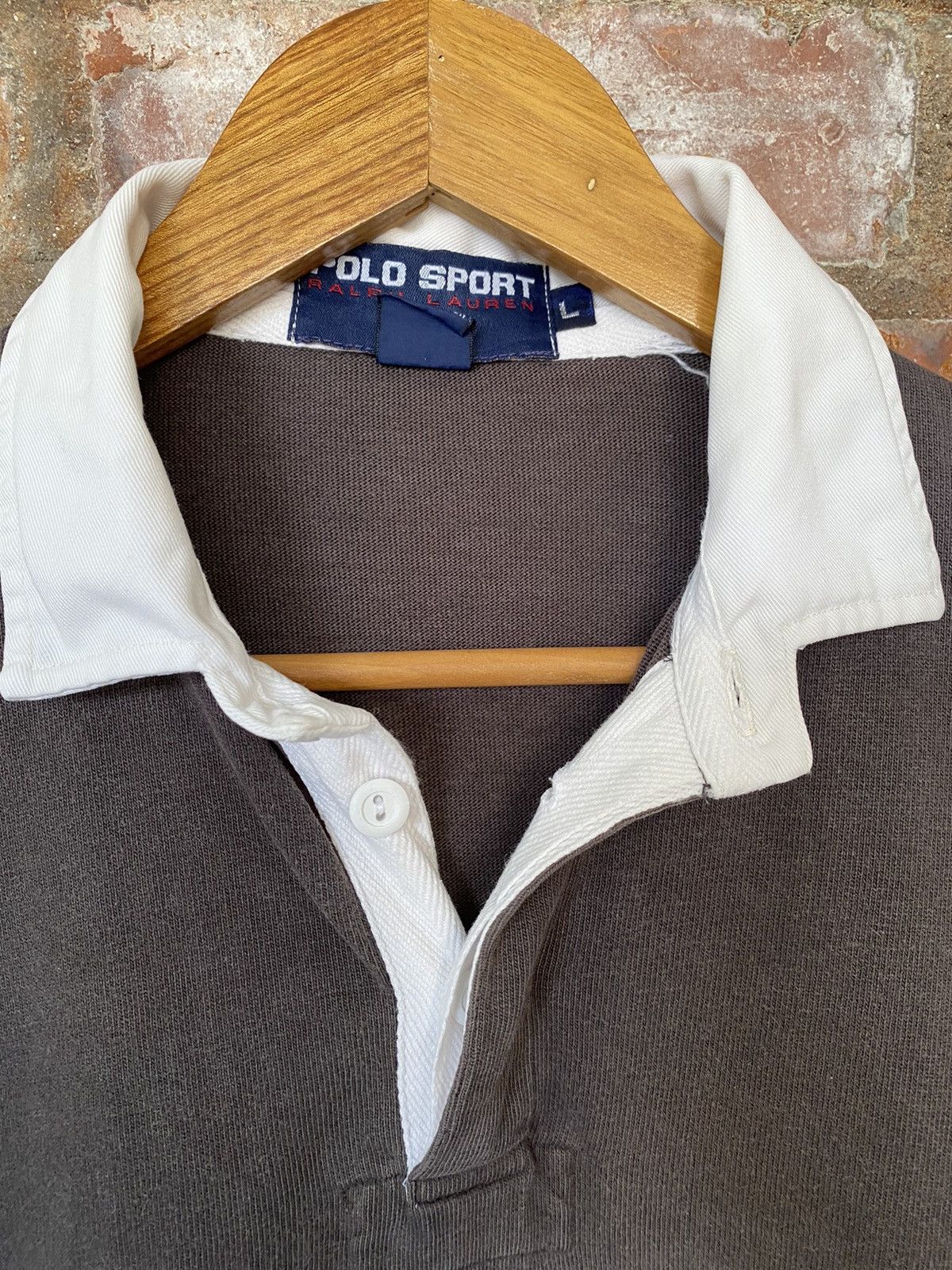 Polo Ralph Lauren 1990s Iconic Polo Sport Raglan rugby Size US L / EU 52-54 / 3 - 7 Thumbnail