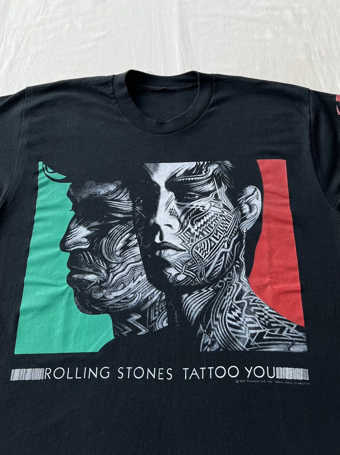 Band Tees Vintage 1989 Rolling Stones Tattoo You North American Tour Size US M / EU 48-50 / 2 - 4 Thumbnail
