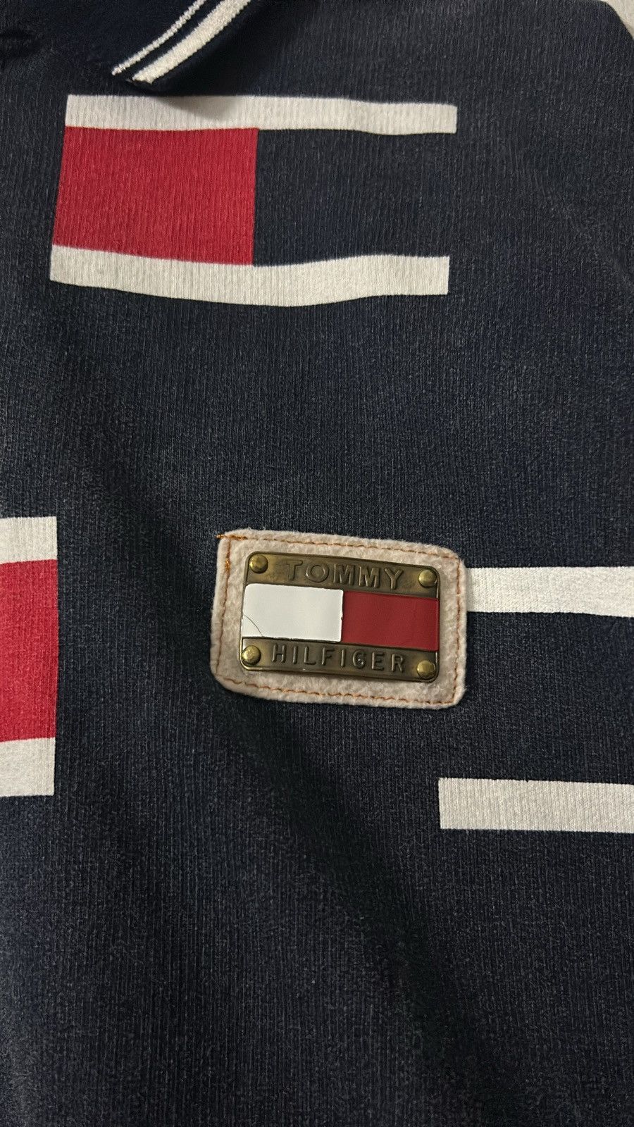Tommy Hilfiger × Vintage Tommy Hilfiger Polo Collar Sweatshirt Size US L / EU 52-54 / 3 - 2 Thumbnail