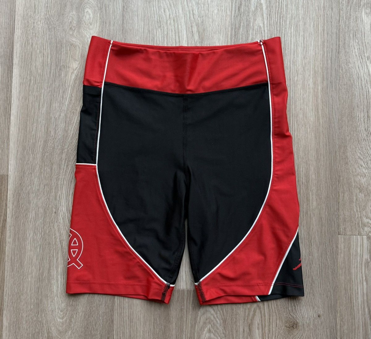 Jordan Brand Nike Air Jordan Black Red Compression Shorts Tight Fit Size US 34 / EU 50 - 1 Thumbnail