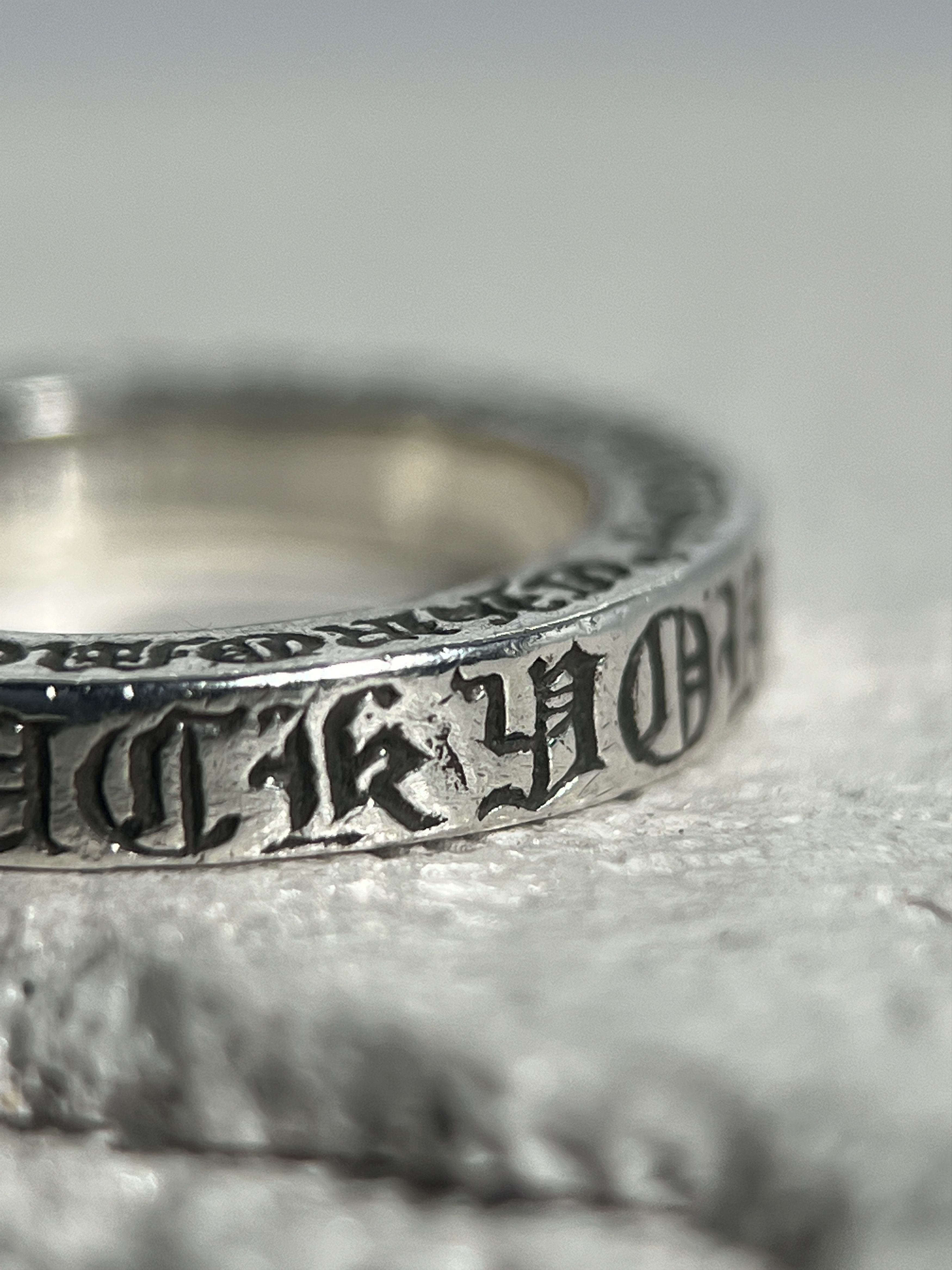 Chrome Hearts Chrome Hearts Spacer Ring Silver 2001 US4 47MM Size ONE SIZE - 14 Thumbnail