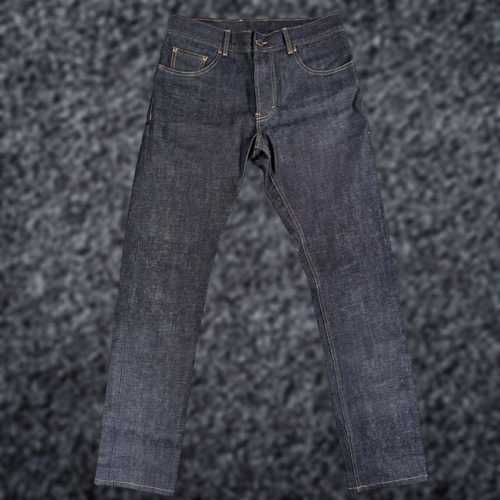 Denime Indigogene Denim Jeans Mens 32x34 Dark Indigo Straight Leg Zip 5-Pocket Denim Clothing USA Sample Size US 32 / EU 48 - 1 Thumbnail