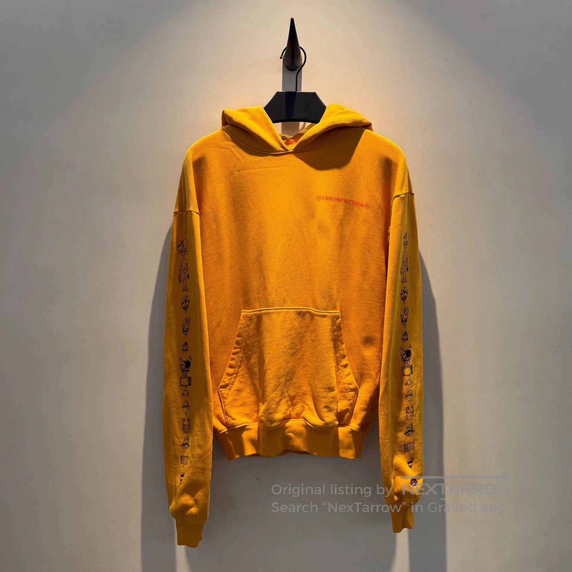 Chrome Hearts CHROME HEARTS YELLOW MATTY BOY HOODIE | Grailed