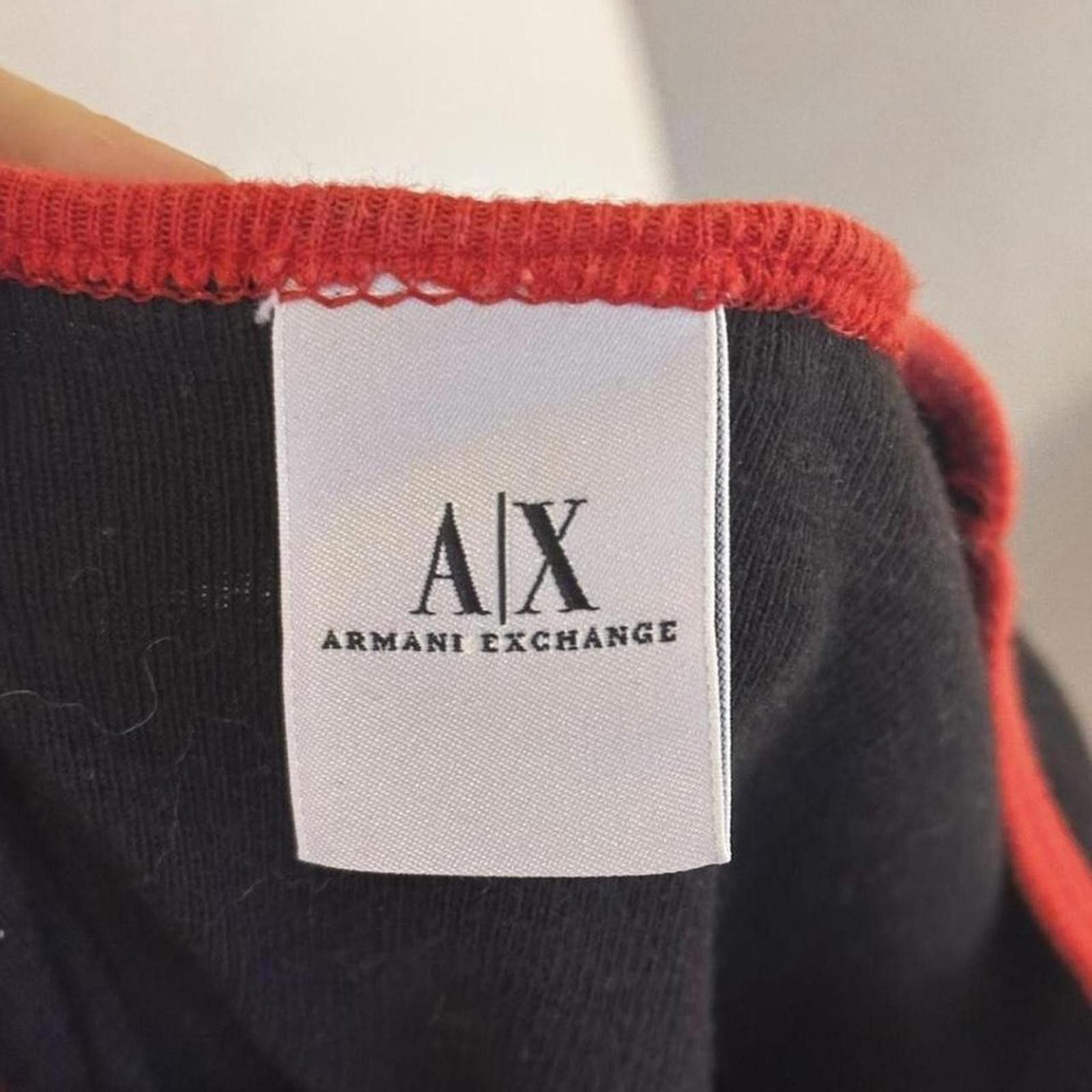 Armani Exchange ARMANI y2k style red line graphic t-shirt Size XS / US 0-2 / IT 36-38 - 2 Thumbnail