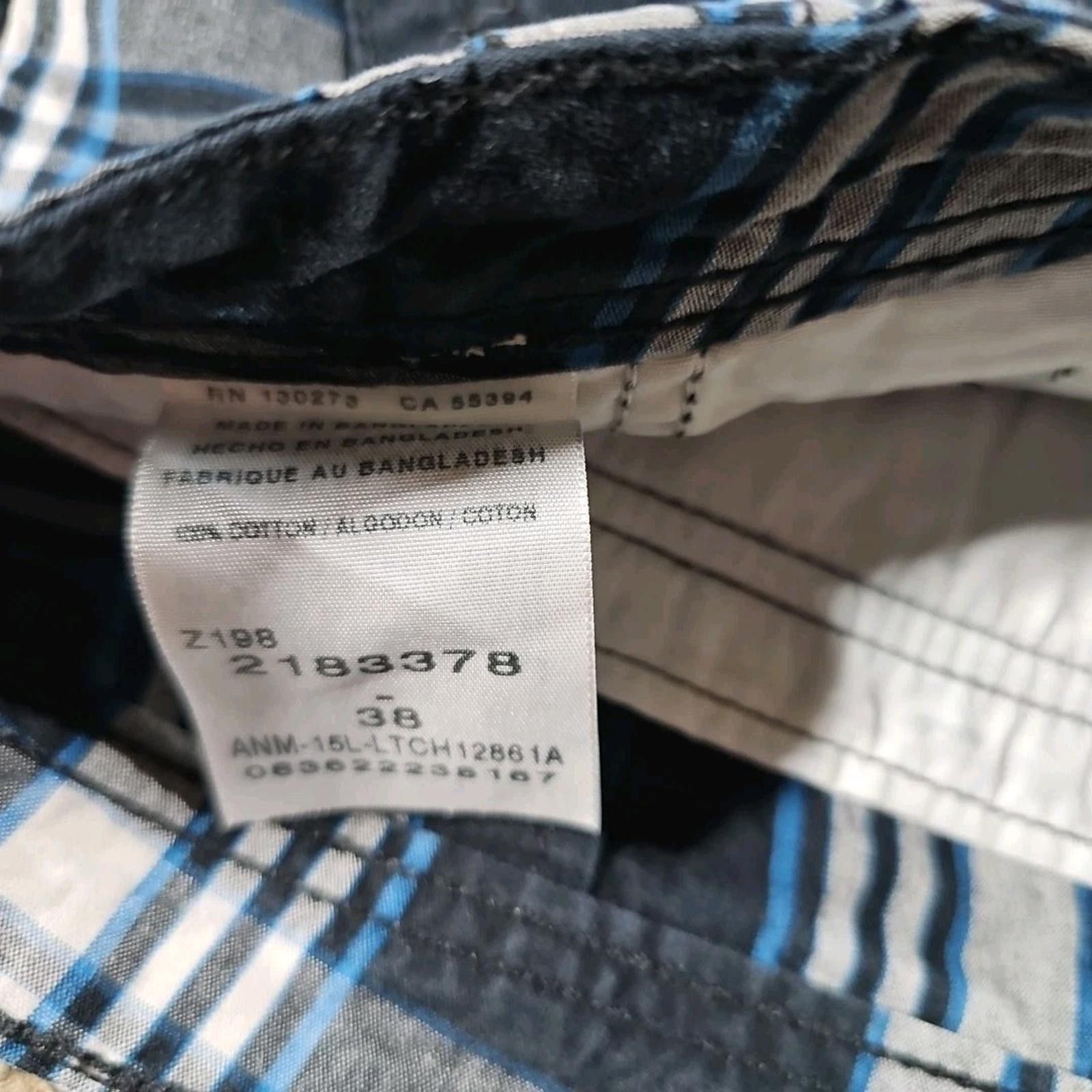 Lee Lee dungarees cargo shorts men's 38x11 plaid preppy outdoor Size US 38 / EU 54 - 3 Thumbnail